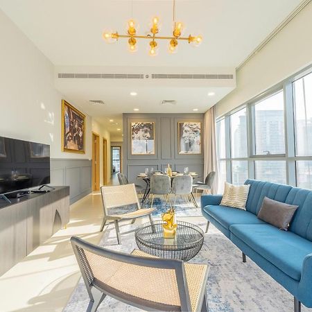 Nouveau Art Deco 3Br With Burj & Canal Views Дубай Экстерьер фото