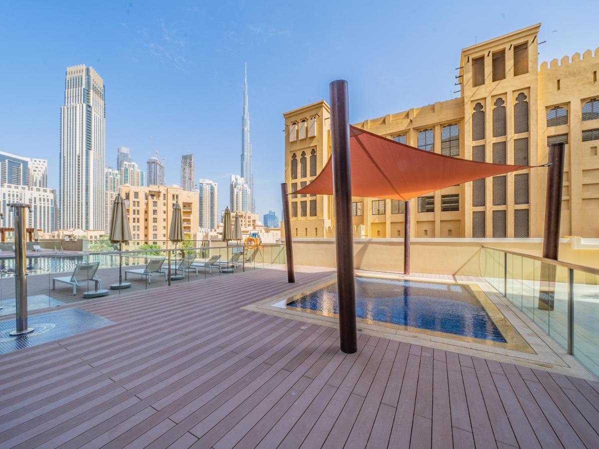 Nouveau Art Deco 3Br With Burj & Canal Views Дубай Экстерьер фото